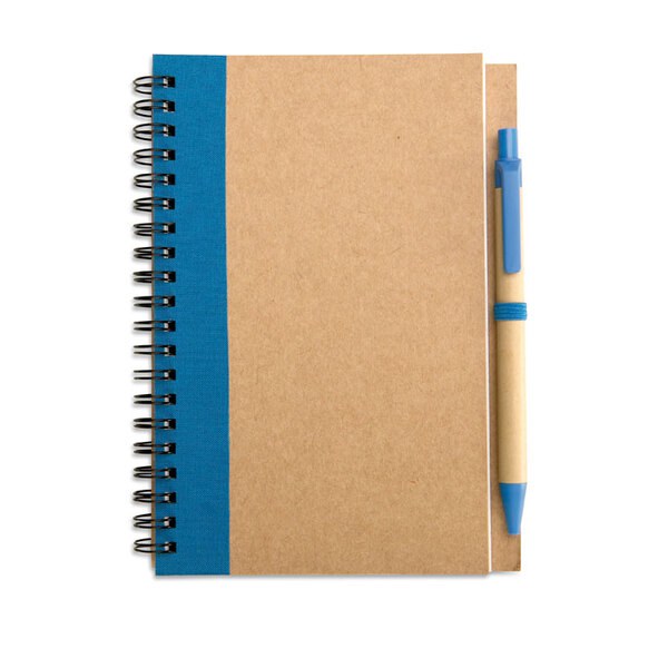 SONORA PLUS Bloc-notes recyclé et stylo - GiftRetail IT3775