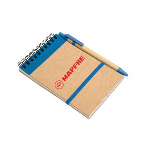 SONORA Bloc-notes recyclé et stylo