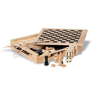 TRIKES 4 jeux dans une boîte en bois