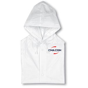 BLADO Imperméable PVC avec Capuche et Fermeture Pression