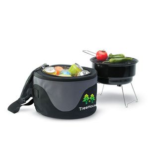 DONAU Portable BBQ Cooler Bag with Built-In Grill