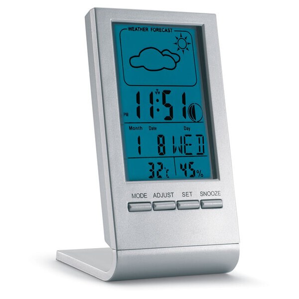 SKY Statio météo avec LCD bleu - GiftRetail KC6460