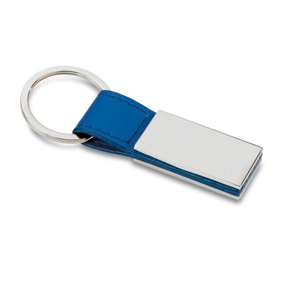 RECTANGLO Porte-clés PU et métal - GiftRetail KC6788