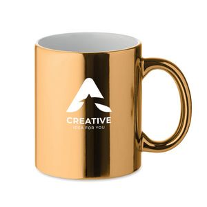 HOLLY Tasse en céramique métalisée