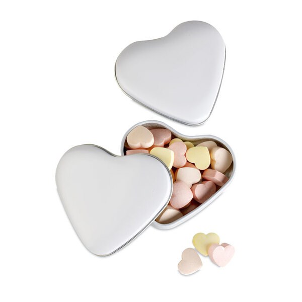LOVEMINT Boîte coeur avec bonbons - GiftRetail MO7234