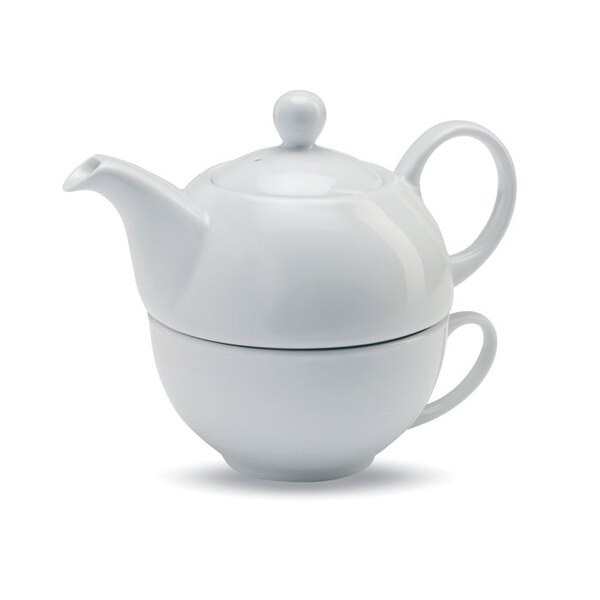 TEA TIME Théière et tasse 400 ml - GiftRetail MO7343