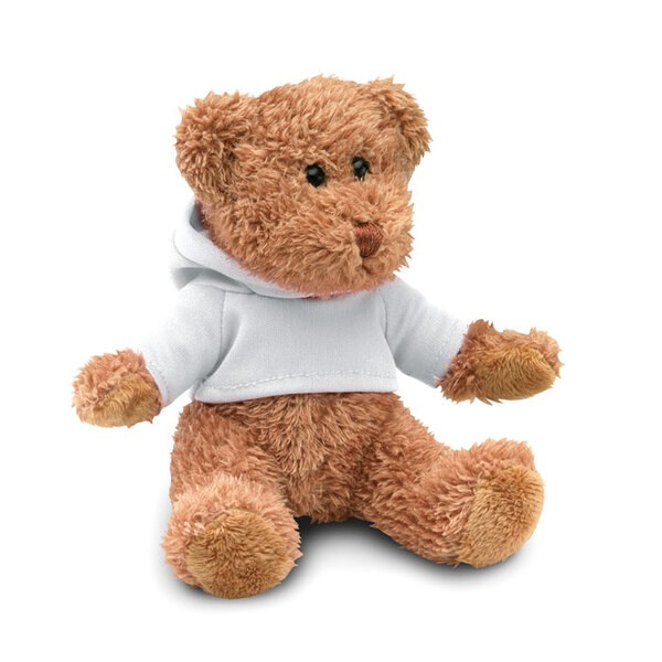 JOHNNY Ours en peluche avec T-shirt - GiftRetail MO7375