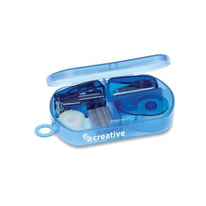 BUROBOX Set papet. en boîte plastique