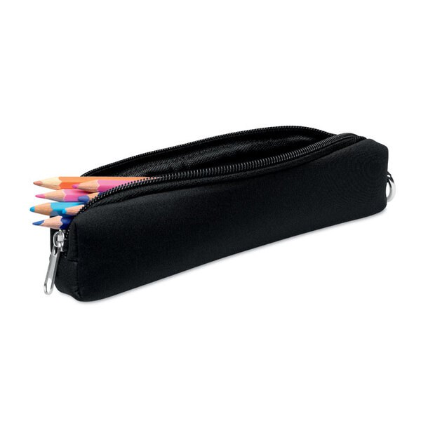 IRIS Trousse Stylo Pratique avec Mousqueton - GiftRetail MO8176