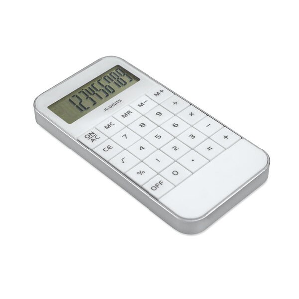 ZACK Calculatrice Compacte 10 Chiffres avec Écran - GiftRetail MO8192