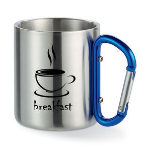 TRUMBO Mug acier et anse mousqueton - GiftRetail MO8313