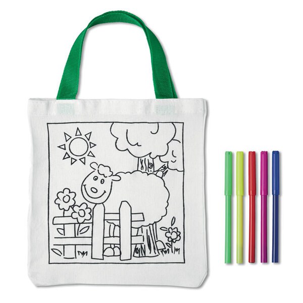 MATEUSZ Sac coton à colorier - GiftRetail MO8450