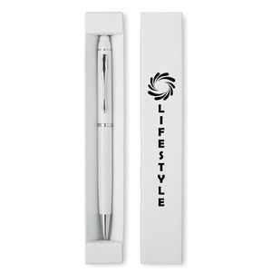 EDUAR Stylo touch twist en aluminium