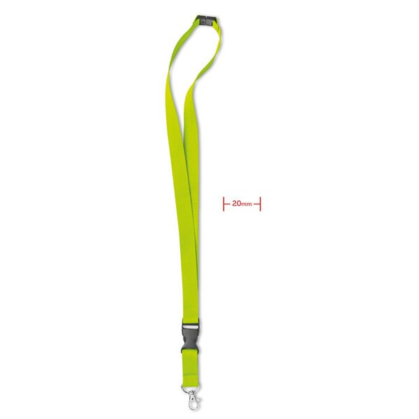 LANY Premium 20mm Lanyard with Metal Hook and Safety Features - GiftRetail MO8595