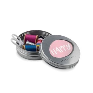 CUCIRE Compact Tin Box Sewing Kit for Home & Travel