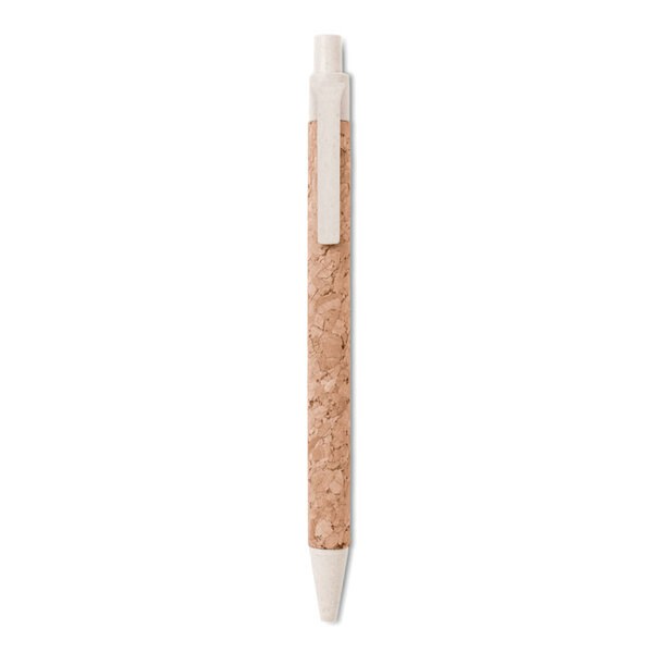 MONTADO Eco-Friendly Cork and Wheat Straw Ballpoint Pen - GiftRetail MO9480