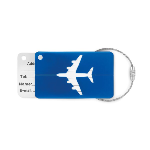 FLY TAG Etiquette à bagage en aluminium - GiftRetail MO9508