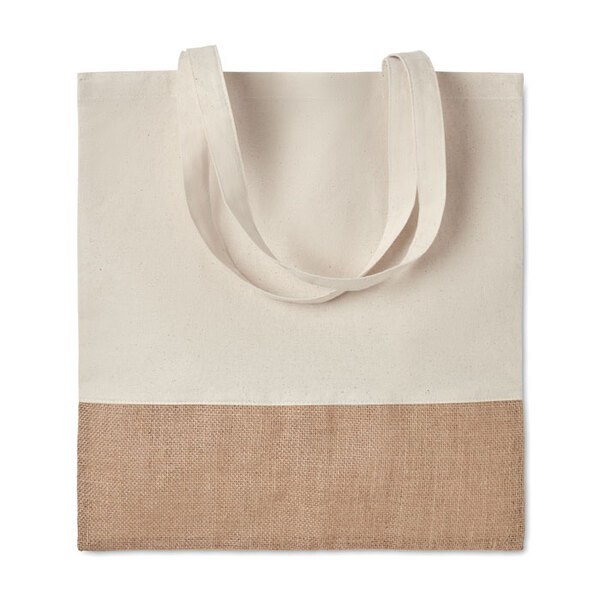 INDIA TOTE Sac à provisions avec jute - GiftRetail MO9518