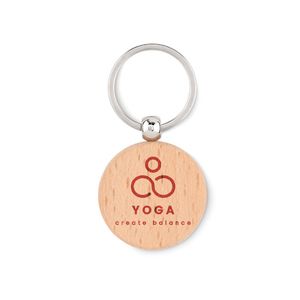 TOTY WOOD Porte-clés rond en bois