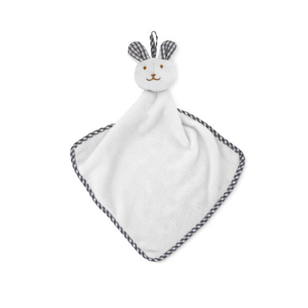 HUG ME Serviette lapin en peluche - GiftRetail MO9777