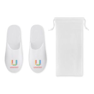 FLIP FLAP Paire de pantoufles & pochette