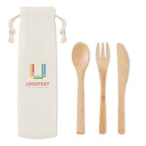 SETBOO Set de couverts en bambou