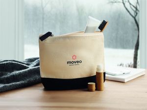 KLEUREN Trousse en coton bicolore