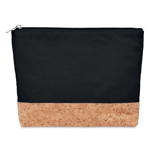 PORTO BAG Eco-Friendly Cork & Cotton Cosmetic Travel Bag - GiftRetail MO9817