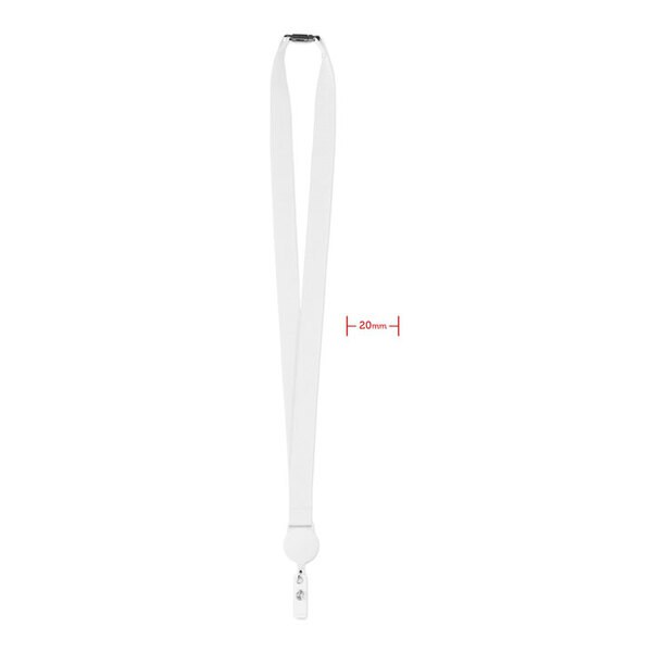 ZIP LANYARD Tour de cou avec badge extensible - GiftRetail MO9852