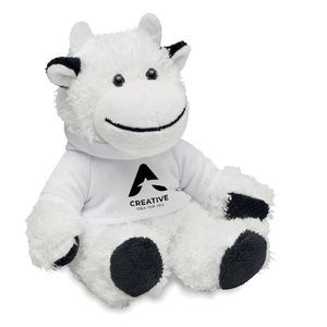 MANNY Peluche Vache avec Sweat à Capuche