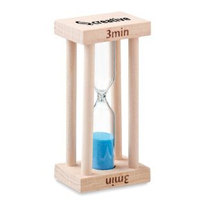 CI Elegant Wooden Sand Timer for 3-Minute Intervals