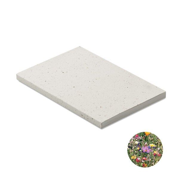 SEED BOOK Carnet A5 couv. papier semence - GiftRetail MO2082