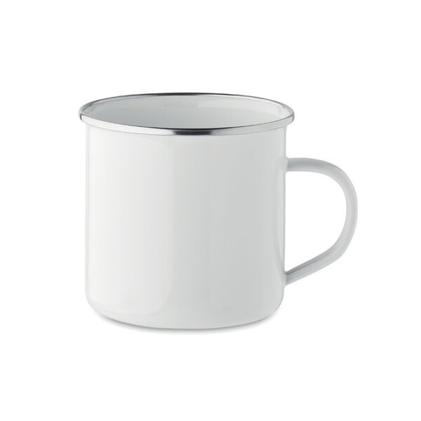 PLATEADO L Mug en émail pour sublimation - GiftRetail MO2203