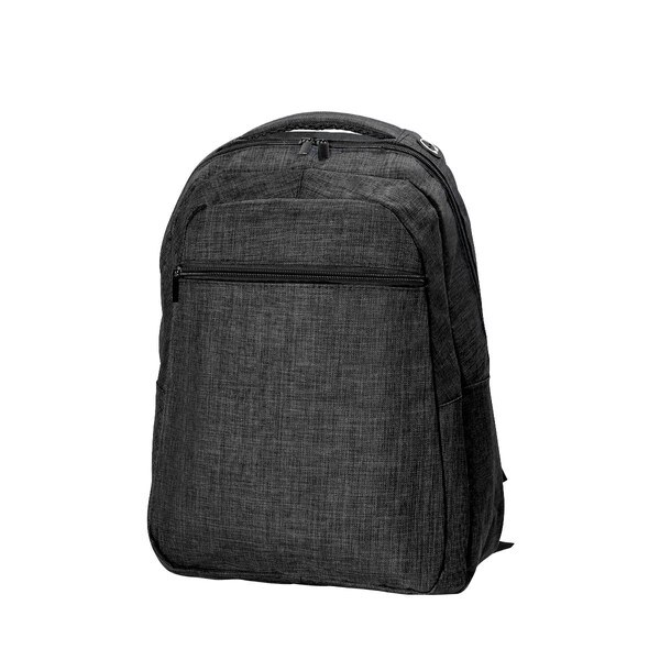 Goya 38010 - Sac à dos style denim polyester, compartiment ordinateur, prise casque, poche extérieure BITONE
