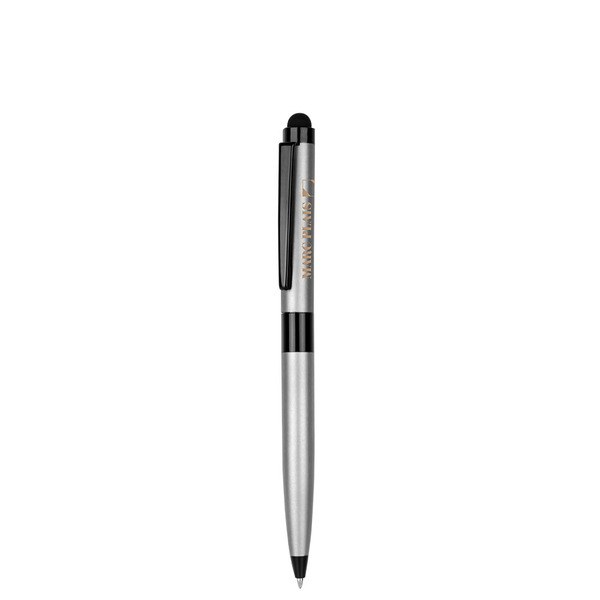 Goya 38513 - Stylo-bille métallique noir avec pointeur FRAC
