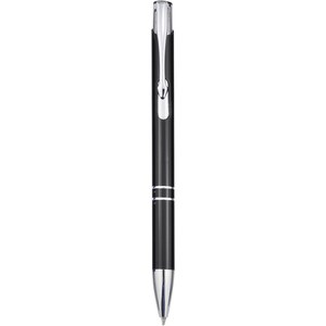 Stylo bille rétractable en aluminium Moneta (encre noire) - EgotierPro 107440