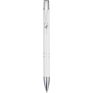 Stylo bille rétractable en aluminium Moneta (encre noire) - EgotierPro 107440