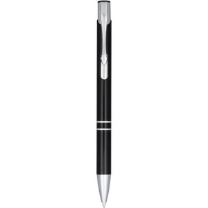 Stylo bille rétractable en aluminium anodisé Moneta (encre noire) - EgotierPro 107583