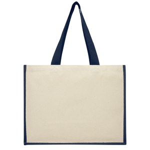 Varai 320 g/m² canvas and jute shopping tote bag 23L - EgotierPro 210701