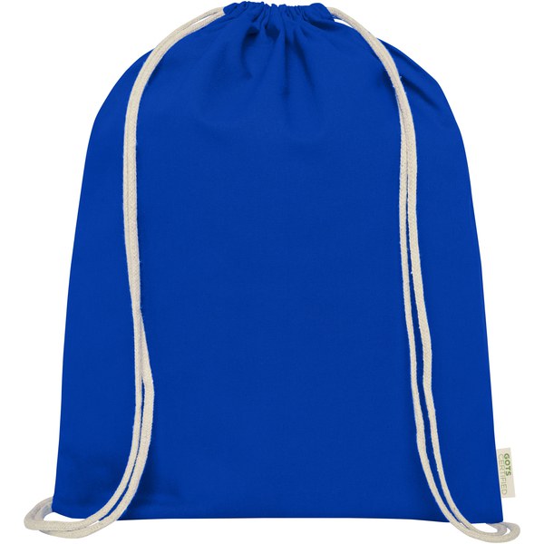Orissa 140 g/m² organic cotton drawstring bag 5L - EgotierPro 120612