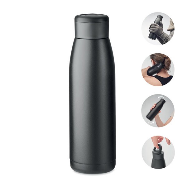 CALEFRIO Heat-cool double wall bottle - GiftRetail MO2331