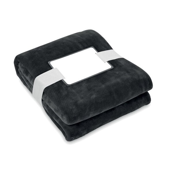 LOGAN RPET Eco-Friendly RPET Flannel Fleece Blanket 280gsm - GiftRetail MO6804