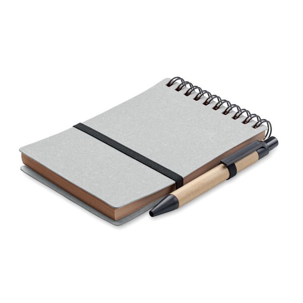 NOTIE Cahier recyclé et stylo à bille - GiftRetail MO2481
