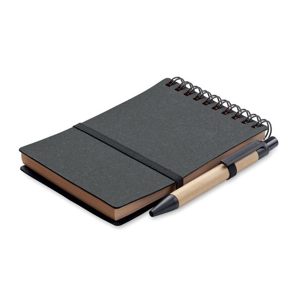 NOTIE Cahier recyclé et stylo à bille - GiftRetail MO2481