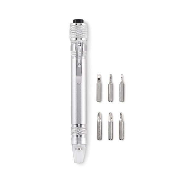 TUBULAR Stylo multi-outils recyclé - GiftRetail MO2498