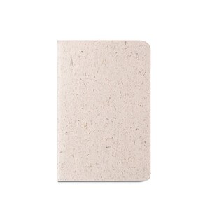 A6 notepad with flexible cover made from organic elephant matter (80%) - Egotier 93291