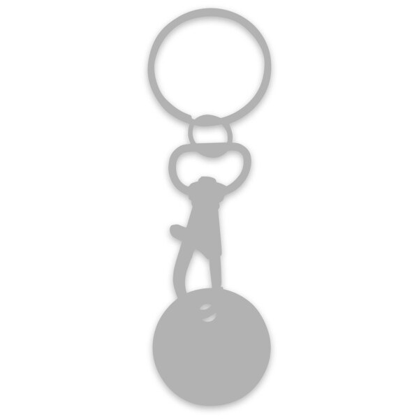 Porte-clés Rory avec jeton pour chariot - EgotierPro 104592