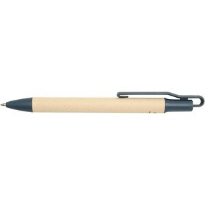 Stylo bille Liliana en papier de canne à sucre (encre bleue) - EgotierPro 107983