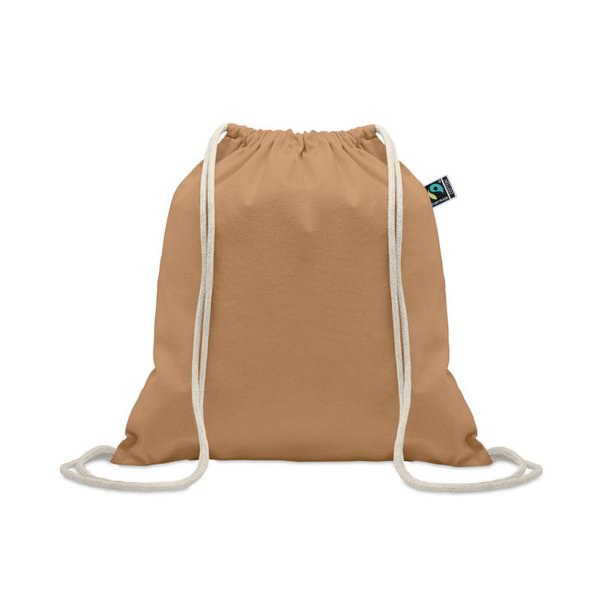 OSOLE DRAW COLOUR Sac à cordon Fairtrade 180gr - GiftRetail MO2591