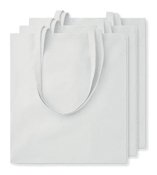 Pack de 3 GiftRetail MO9268 - COTTONEL COLOUR + Sac shopping coton 140gr/m²